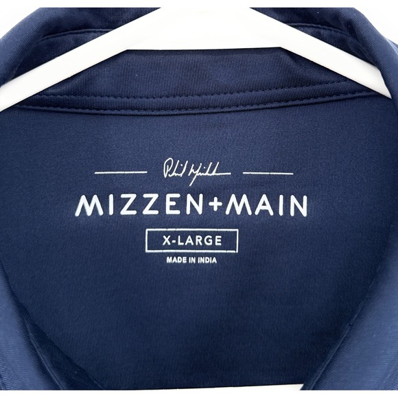 Mizzen Main Polo Shirt Mens XL Multicolor Striped Phil Mickelson Golf - Picture 2 of 5